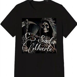 Santa Muerte Black Unisex Shirt